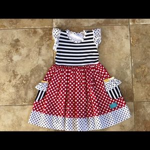 New Fleur L’enfant Minnie flutter dress ~ size 6